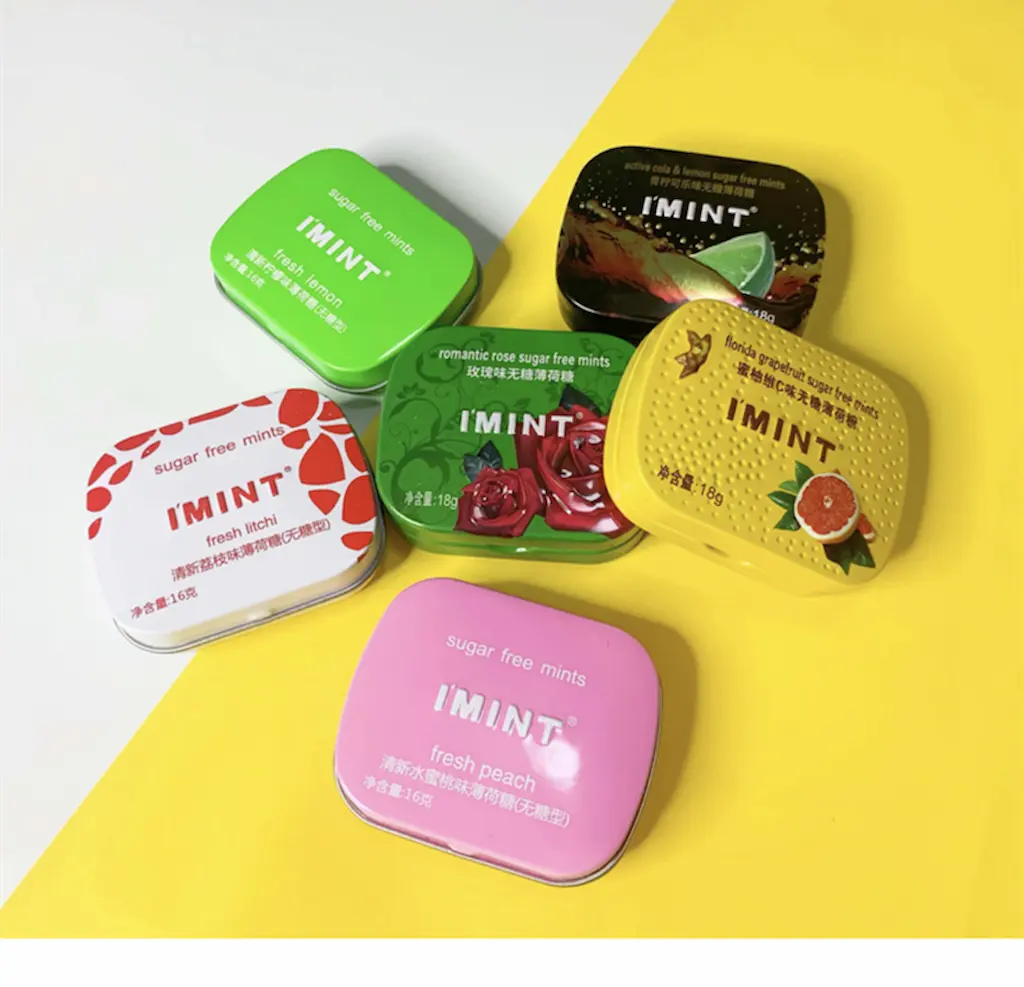 Rectangle Mint Tins, Printed Mints