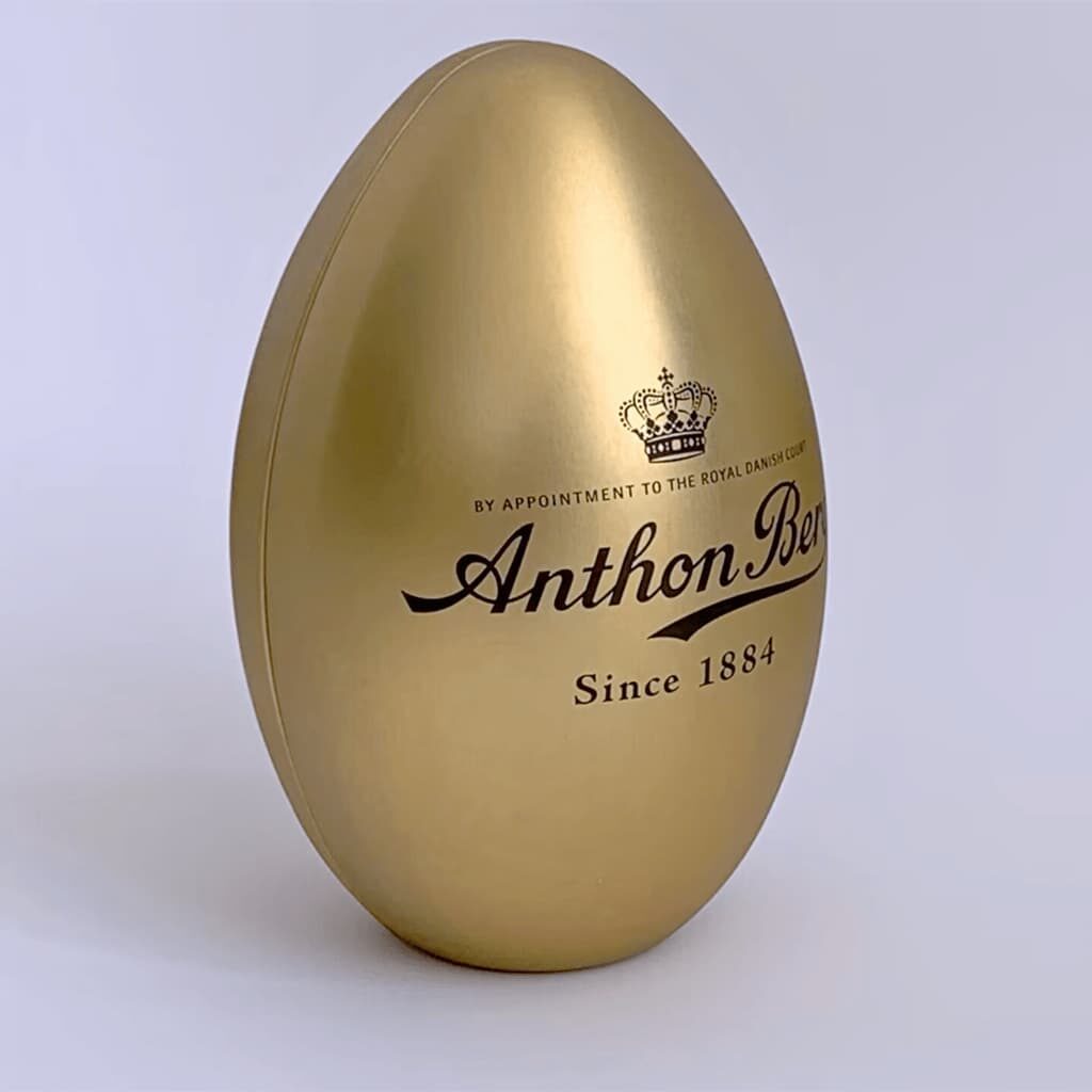 large egg shaped tins