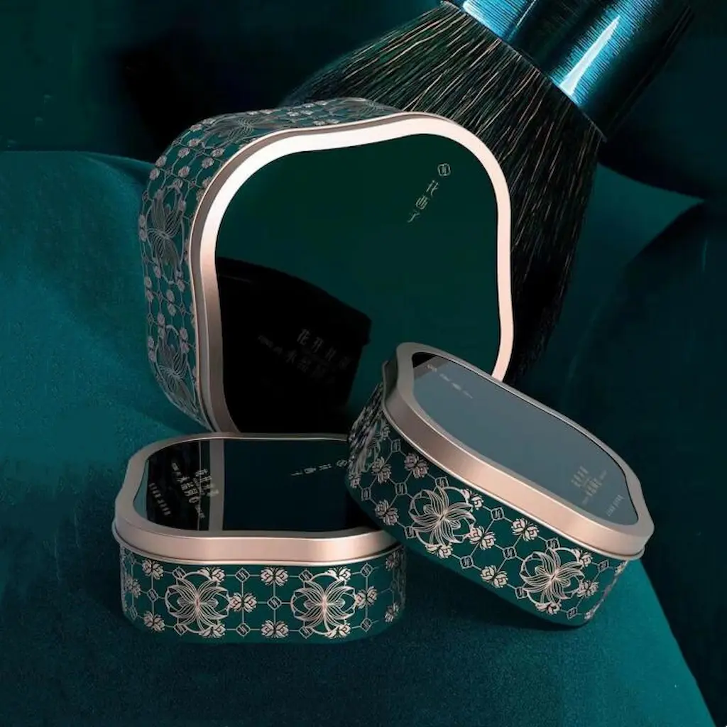 cosmetic packging made by tin