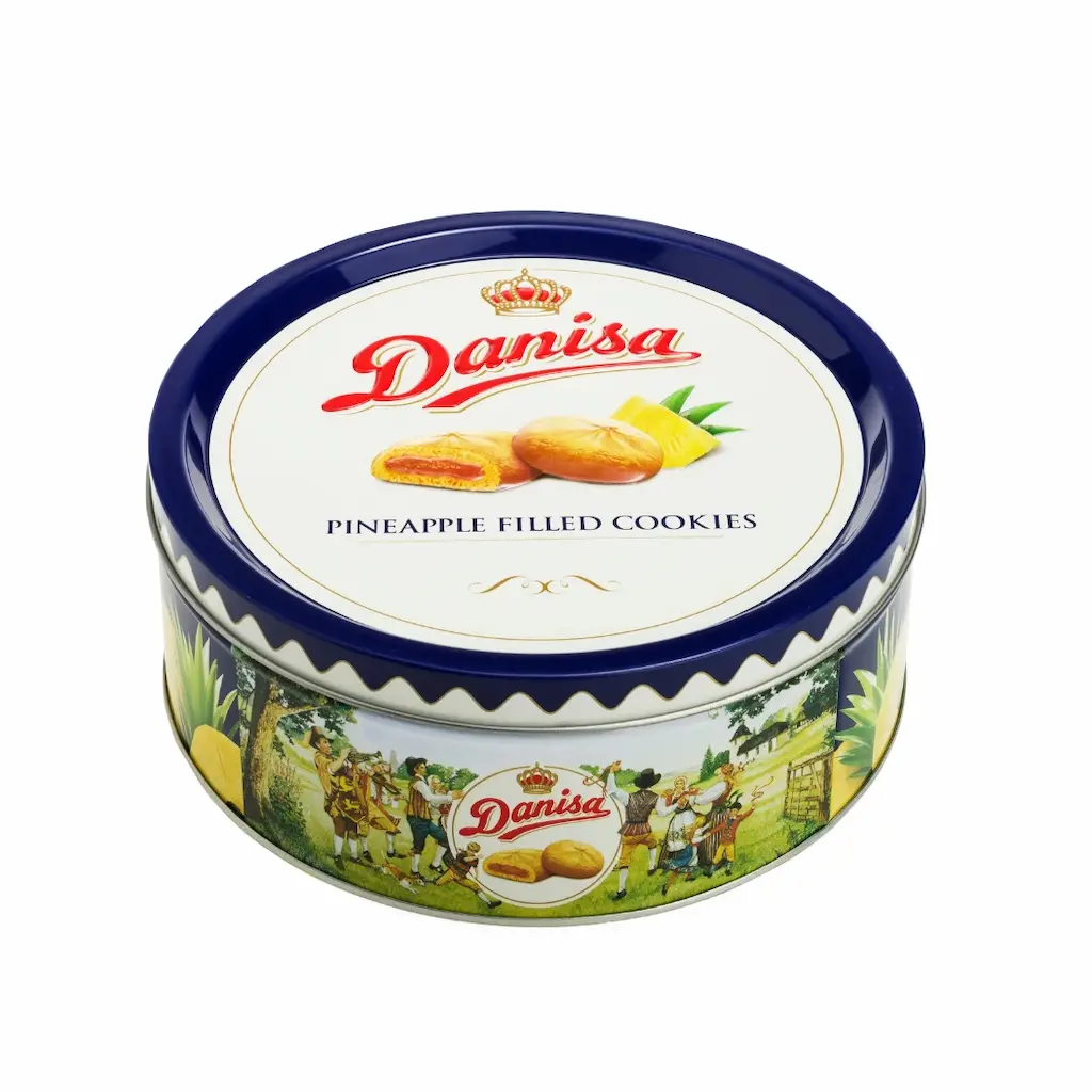 round cookie tins